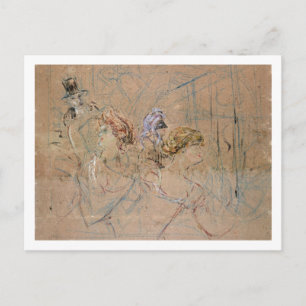 Henri de Toulouse-Lautrec Schets voor 'Bij de Ma Briefkaart