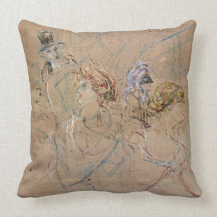 Henri de Toulouse-Lautrec Schets voor 'Bij de Ma Kussen