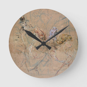Henri de Toulouse-Lautrec Schets voor 'Bij de Ma Ronde Klok