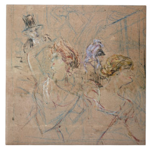 Henri de Toulouse-Lautrec   Schets voor 'Bij de Ma Tegeltje