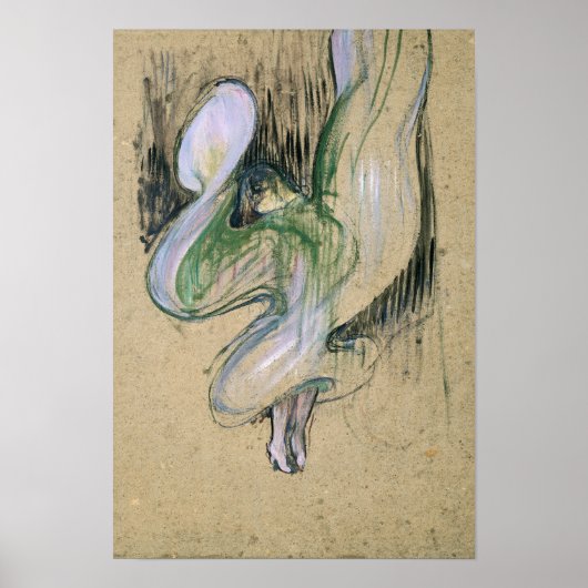 Henri de Toulouse-Lautrec | Studie naar Loie Fulle Poster (Voorkant)