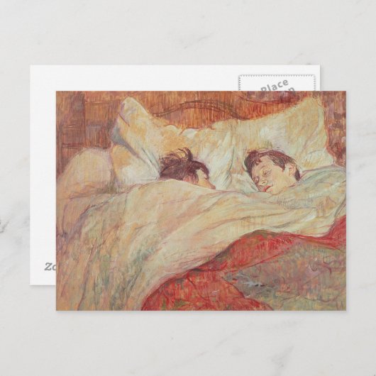 Henri de Toulouse-Lautrec | The Bed, c.1892-95 Briefkaart (Voorkant / Achterkant)