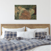 Henri de Toulouse-Lautrec - Twee vrienden Canvas Afdruk (Insitu (Slaapkamer))