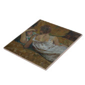 Henri de Toulouse-Lautrec | Twee vrienden (pastel) Tegeltje (Zijkant)