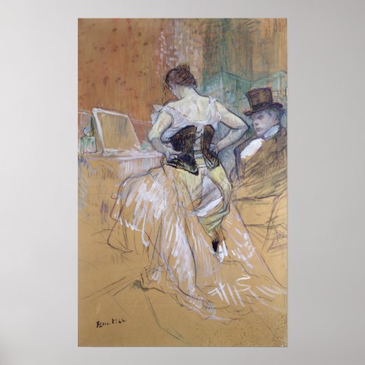 Henri de Toulouse-Lautrec | Vrouw bij haar Toilet, Poster (Voorkant)