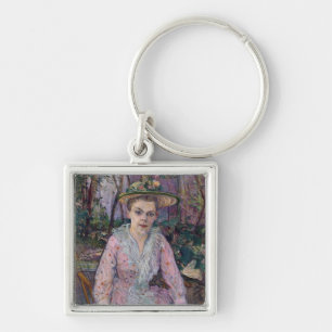 Henri de Toulouse-Lautrec Vrouw met paraplu Sleutelhanger