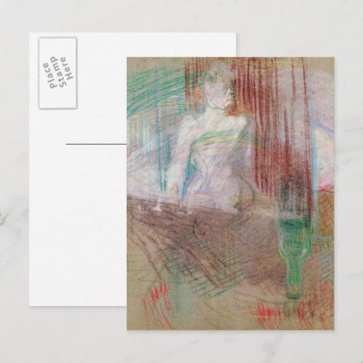 Henri de Toulouse-Lautrec | Vrouwen die achterblij Briefkaart (Voorkant / Achterkant)