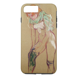 Henri de Toulouse-Lautrec Vrouwen trekken haar S iPhone 8/7 Plus Hoesje