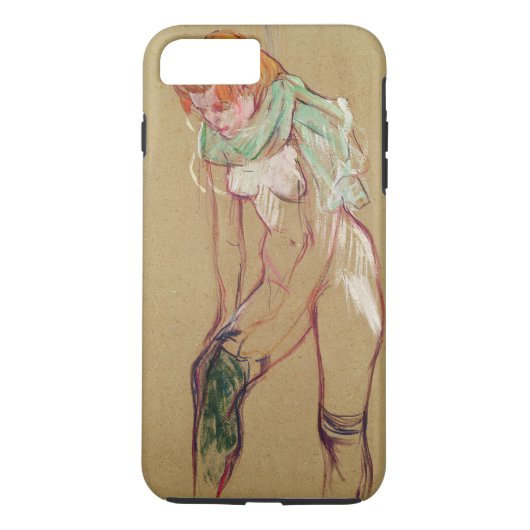 Henri de Toulouse-Lautrec | Vrouwen trekken haar S Case-Mate iPhone Case (Achterkant)