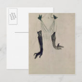 Henri de Toulouse-Lautrec | Yvette Guilbert, 1894 Briefkaart (Voorkant / Achterkant)