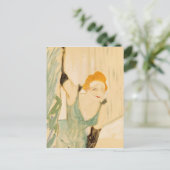 Henri de Toulouse-Lautrec | Yvette Guilbert Briefkaart (Staand voorkant)