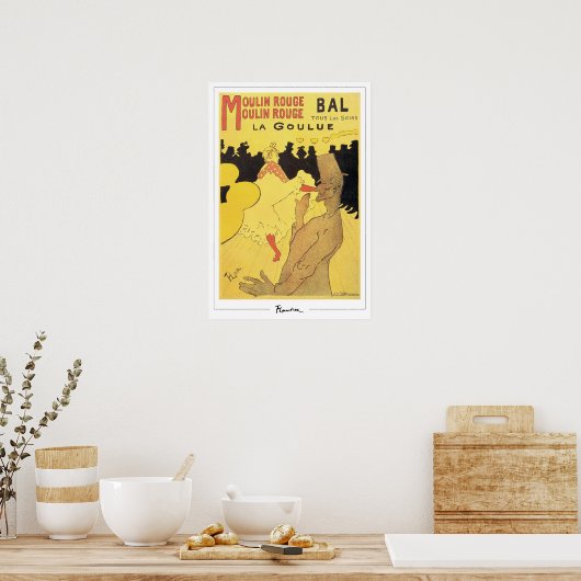 Henri de Toulouse-Lautrec Zedign Art Poster #409 (Keuken)