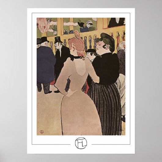 Henri de Toulouse-Lautrec Zedign Art Poster #91 (Voorkant)