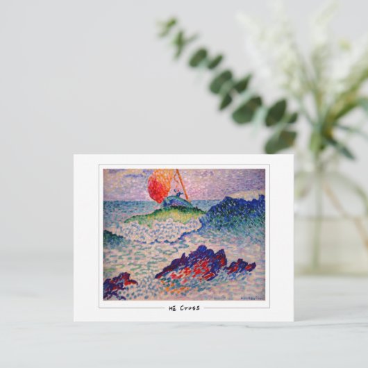 Henri-Edmond Cross #126 - Kunstmatig Briefkaart (Staand voorkant)