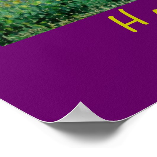 Henri Edmond Cross: Cypresses in Cagnes Poster (Hoek)