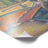 Henri-Edmond Cross - de avondlucht Foto Afdruk (Hoek)