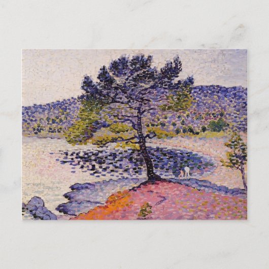 Henri-Edmond Cross, het strand, 's avonds Briefkaart (Voorkant)
