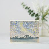 Henri-Edmond Cross Landscape met sterren Briefkaart (Staand voorkant)