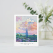Henri Edmond Cross Pink Cloud Art Exhibition Briefkaart (Staand voorkant)
