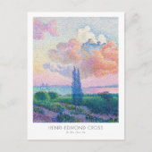 Henri Edmond Cross Pink Cloud Art Exhibition Briefkaart (Voorkant)