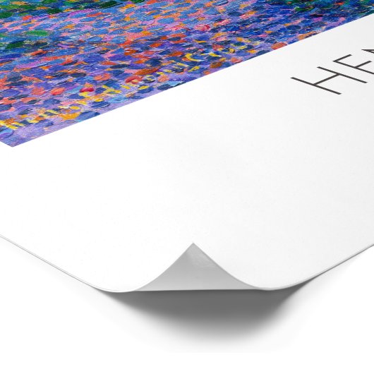 Henri Edmond Cross Pink Cloud Art Exhibition Poster (Hoek)