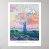 Henri Edmond Cross Pink Cloud Art Exhibition Poster (Voorkant)