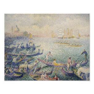 Henri-Edmond Cross - Regatta in Venetië Foto Afdruk