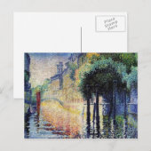 Henri-Edmond Cross- Rio San Trovaso, Venetië Briefkaart (Voorkant / Achterkant)