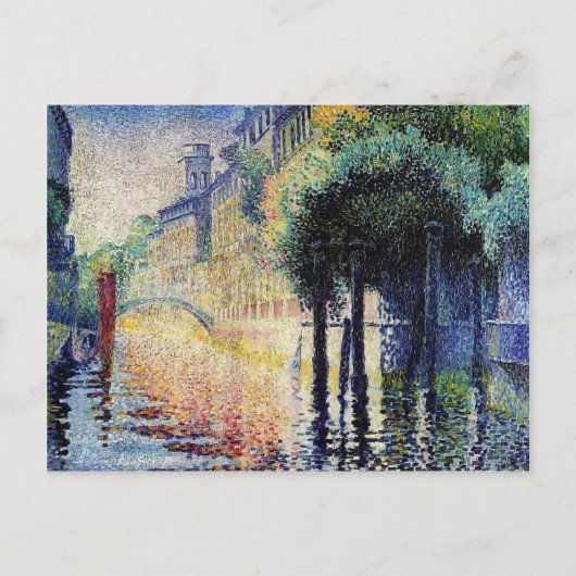 Henri-Edmond Cross- Rio San Trovaso, Venetië Briefkaart (Voorkant)