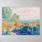 Henri Edmond Cross Twee Vrouwen door de Kust Schil Poster (Voorkant)
