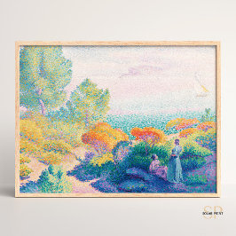 Henri Edmond Cross Twee Vrouwen door de Kust Schil Poster