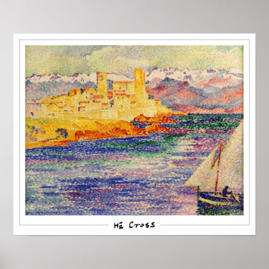 Henri-Edmond Cross Zedign Art Poster #113 (Voorkant)