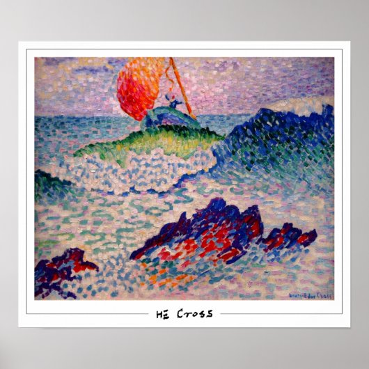 Henri-Edmond Cross Zedign Art Poster #126 (Voorkant)