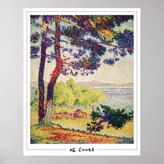 Henri-Edmond Cross Zedign Art Poster #140 (Voorkant)