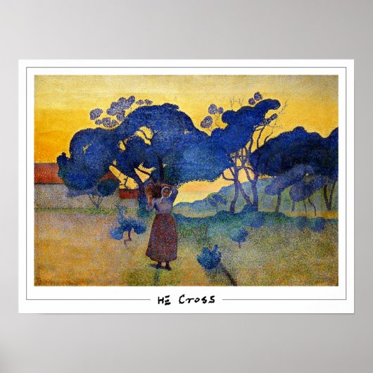 Henri-Edmond Cross Zedign Art Poster #149 (Voorkant)