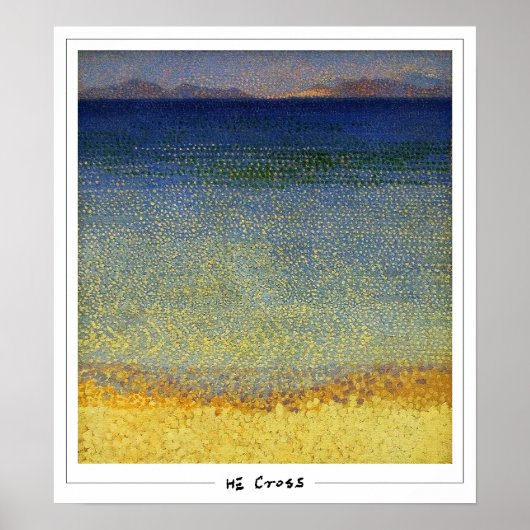 Henri-Edmond Cross Zedign Art Poster #3 (Voorkant)