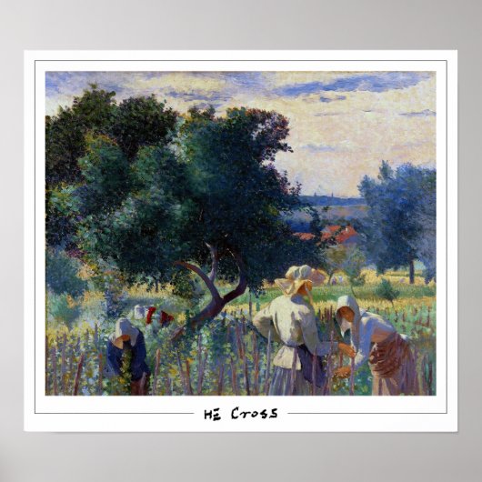 Henri-Edmond Cross Zedign Art Poster #39 (Voorkant)