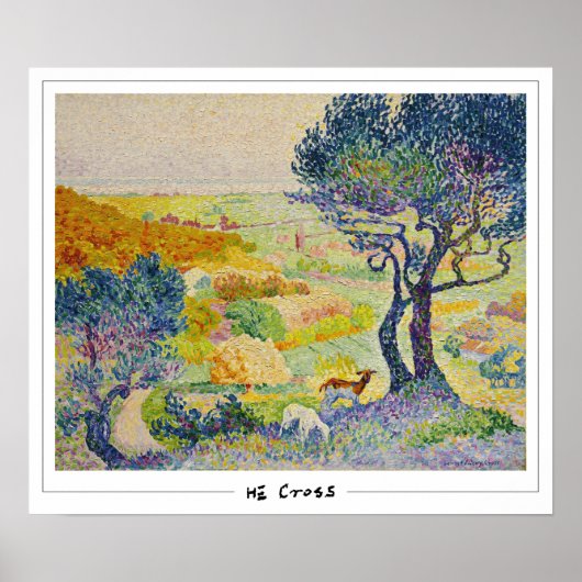 Henri-Edmond Cross Zedign Art Poster #7 (Voorkant)