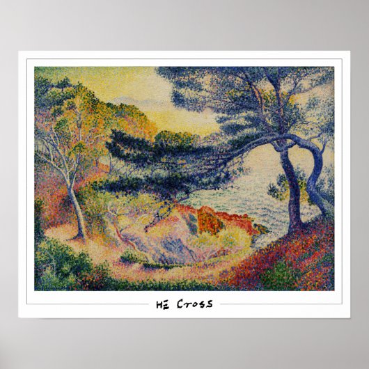 Henri-Edmond Cross Zedign Art Poster #8 (Voorkant)