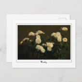 Henri Fantin-Latour #135 - Kunstmatig Briefkaart (Voorkant / Achterkant)