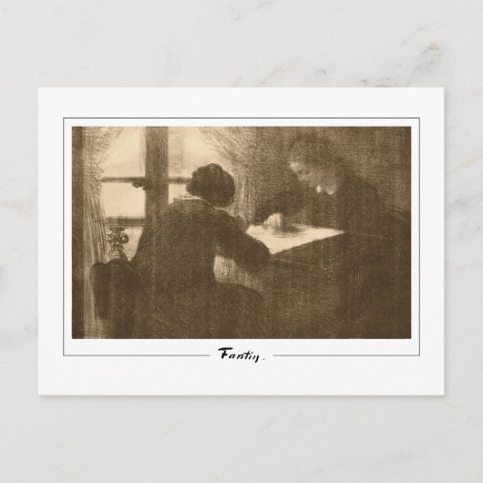 Henri Fantin-Latour #193 - Kunstmatig Briefkaart (Voorkant)