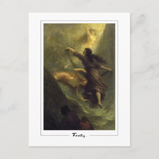 Henri Fantin-Latour #389 - Kunstmatig Briefkaart (Voorkant)