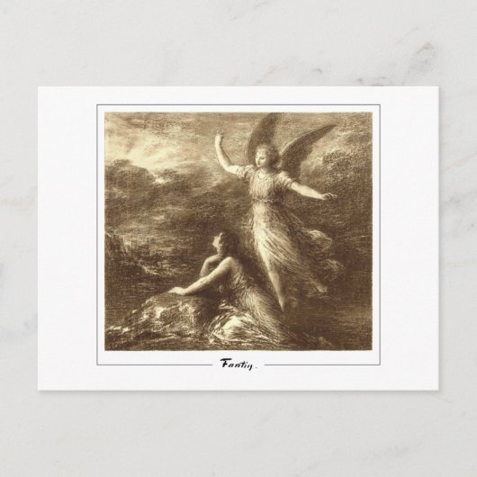 Henri Fantin-Latour #394 - Kunstmatig Briefkaart (Voorkant)