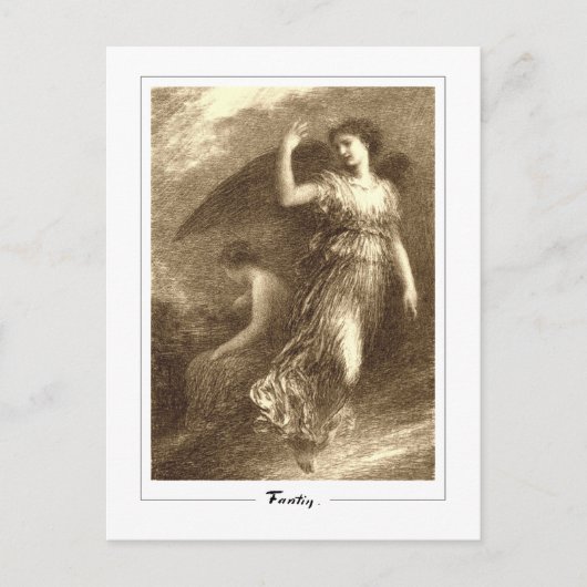 Henri Fantin-Latour #427 - Kunstmatig Briefkaart (Voorkant)