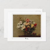 Henri Fantin-Latour #442 - Kunstmatig Briefkaart (Voorkant / Achterkant)