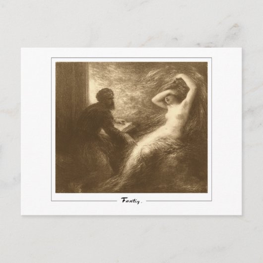 Henri Fantin-Latour #454 - Kunstmatig Briefkaart (Voorkant)