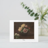 Henri Fantin-Latour #485 - Kunstmatig Briefkaart (Staand voorkant)