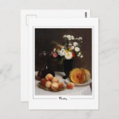 Henri Fantin-Latour #488 - Kunstmatig Briefkaart (Voorkant / Achterkant)