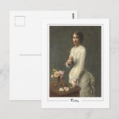 Henri Fantin-Latour #493 - Kunstansichtkaart Briefkaart (Voorkant / Achterkant)