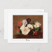 Henri Fantin-Latour #494 - Kunstmatig Briefkaart (Voorkant / Achterkant)